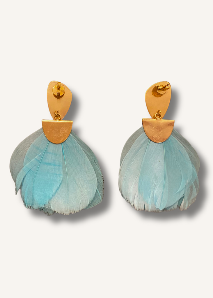 Federika Padula Feather Earrings