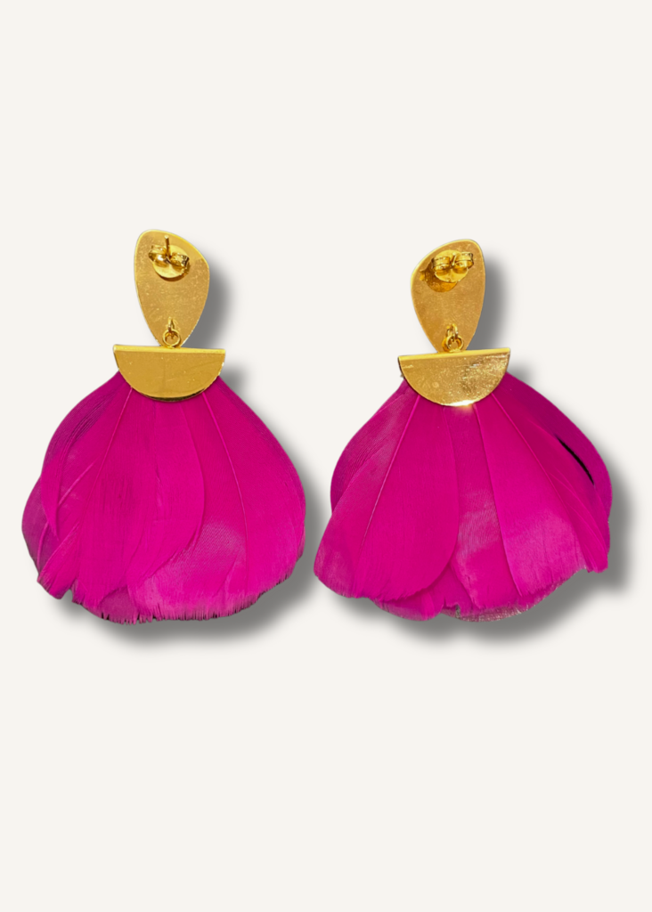 Federika Padula Feather Earrings
