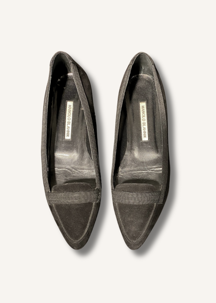 Manolo Blahnik Suede Loafers
