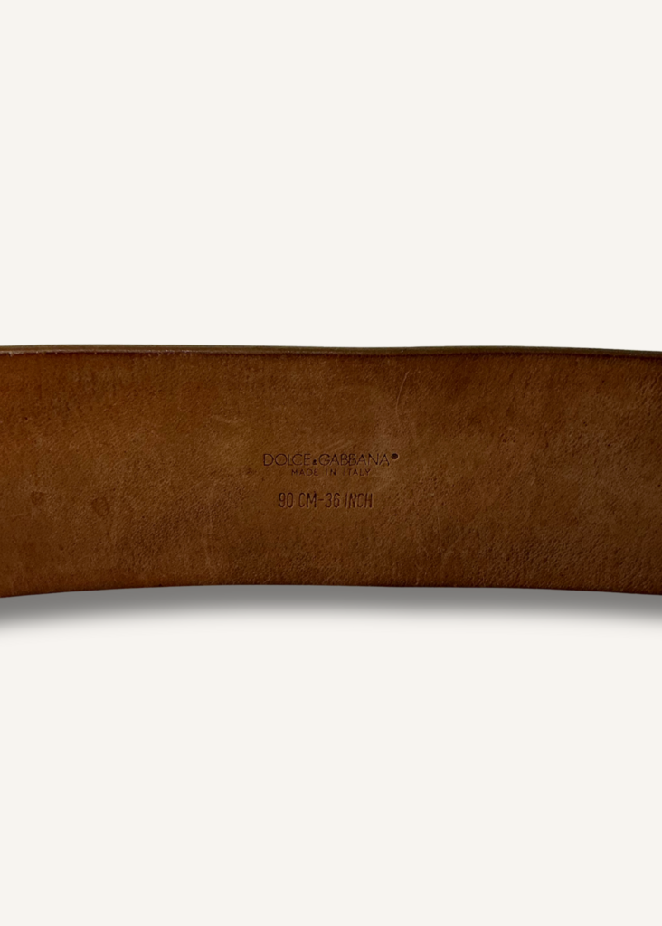 Dolce & Gabbana Leather Belt