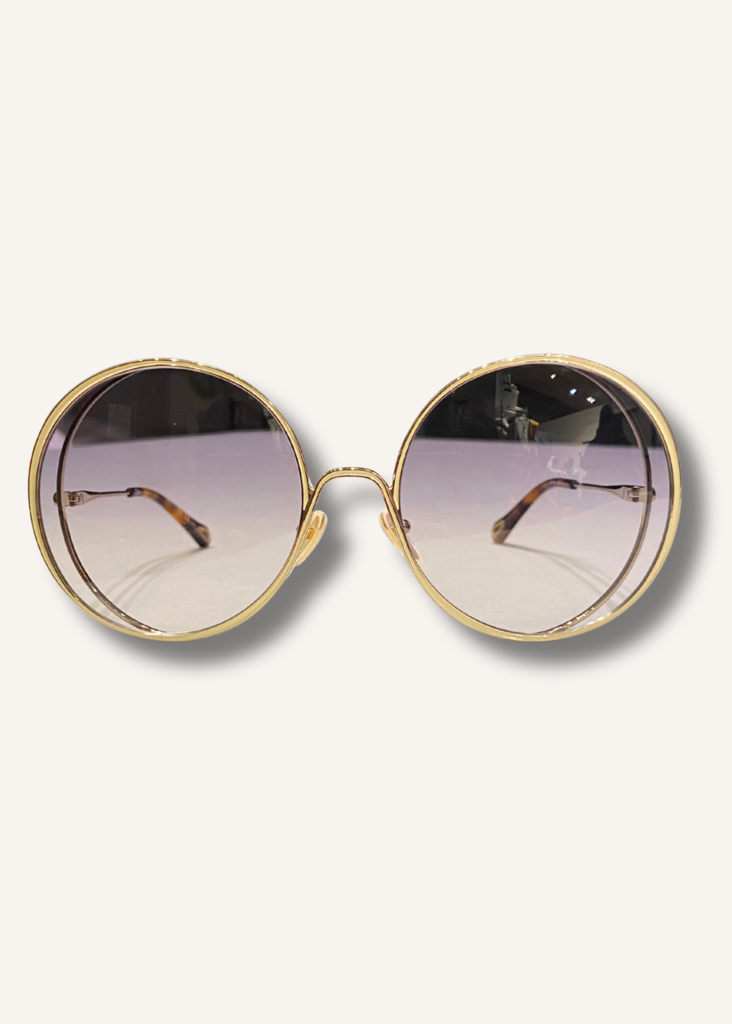 Chloe Round Carlina Sunglasses