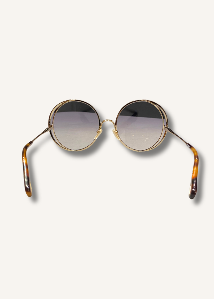 Chloe Round Carlina Sunglasses