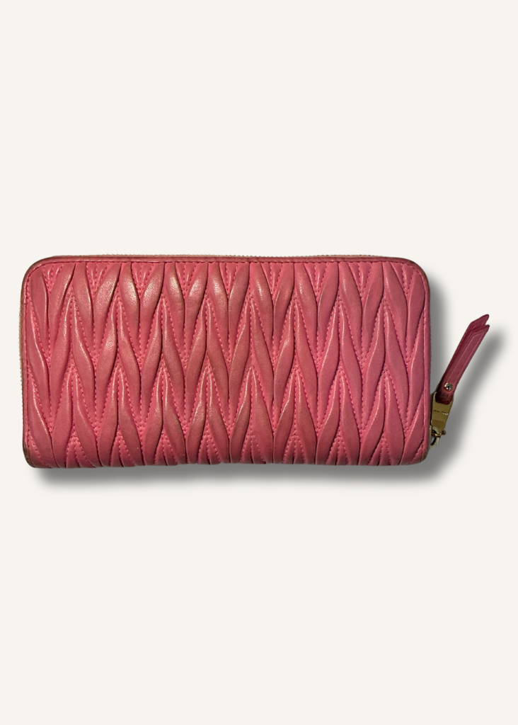 Miu Miu Large Matelassé Wallet