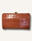 Miu Miu Embossed Crocodile Wallet