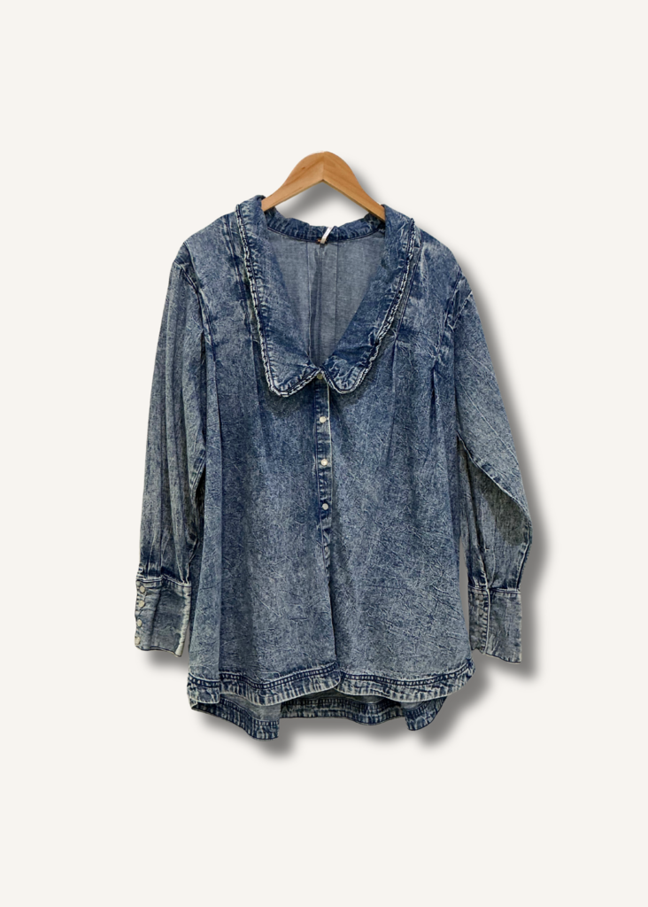 Free People Charlie Button-Down Shirt