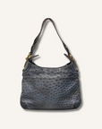 Gucci Ostrich Creole Hobo Bag