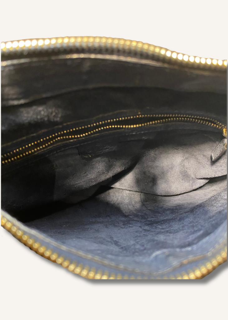 Gucci Ostrich Creole Hobo Bag