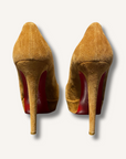 Louboutin Suede Bianca Pumps