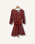 Anthropologie Juniper Embroidered Swing Dress