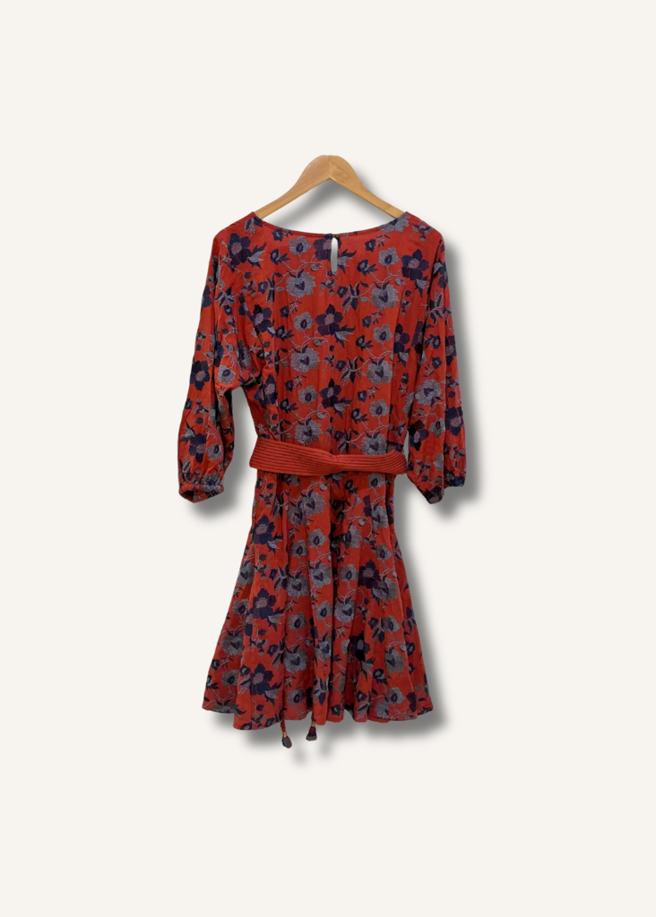 Anthropologie Juniper Embroidered Swing Dress