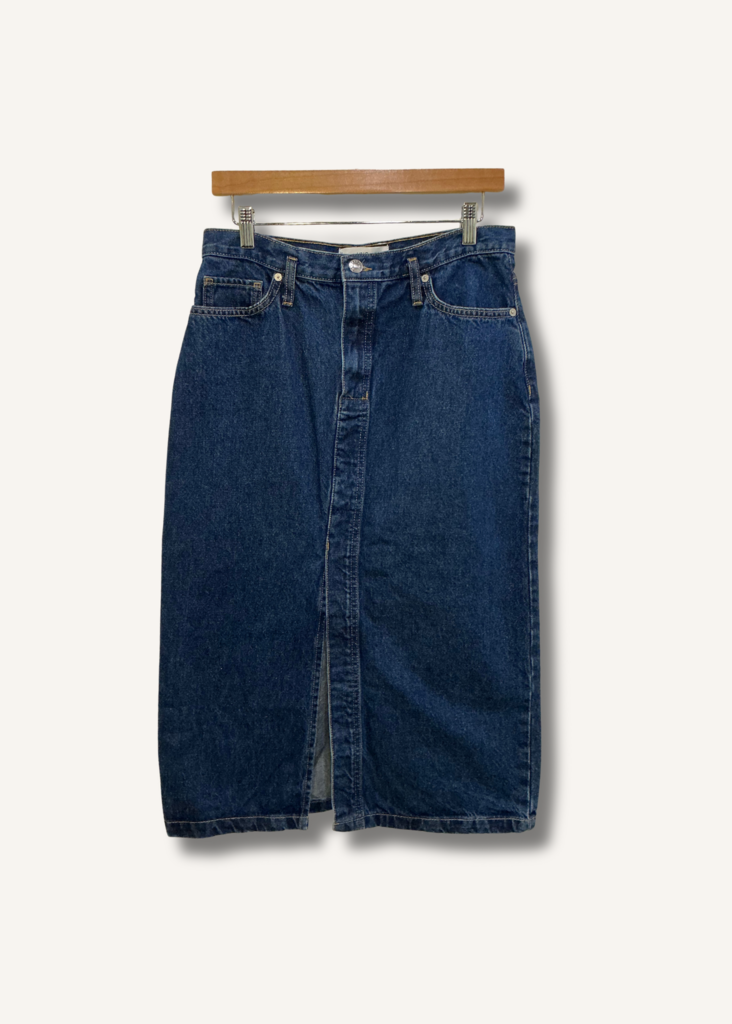 MNG Soleil Denim Midi Skirt