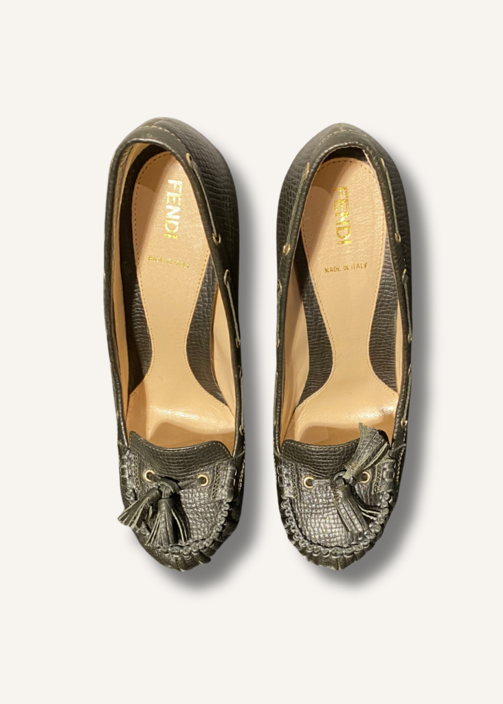 Fendi Penny Loafer Pumps
