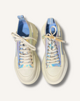 Alexander McQueen Tread Slick Iridescent Leather Sneakers