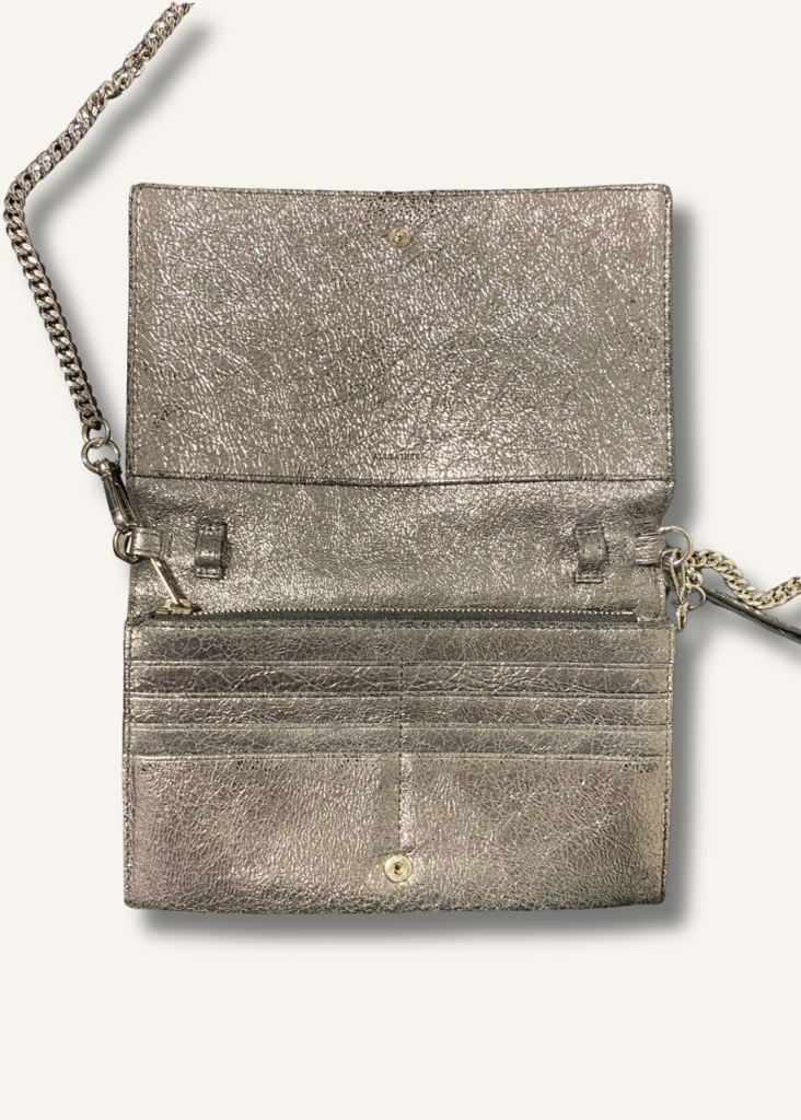 AllSaints Miki Lea Chain Wallet Crossbody Bag