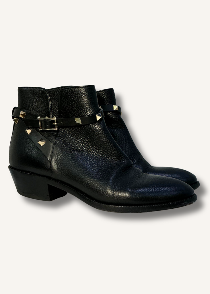 Valentino Rockstud Ankle Boots