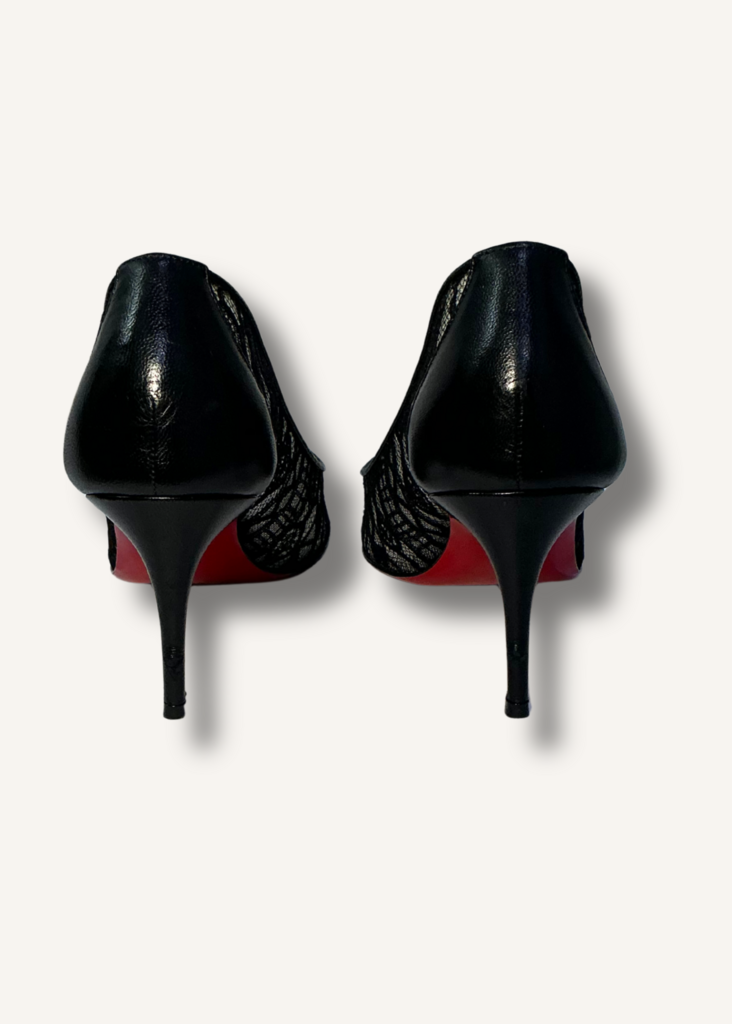 Louboutin Saramor Lace Pumps