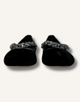 Miu Miu Crystal Mary Jane Flats