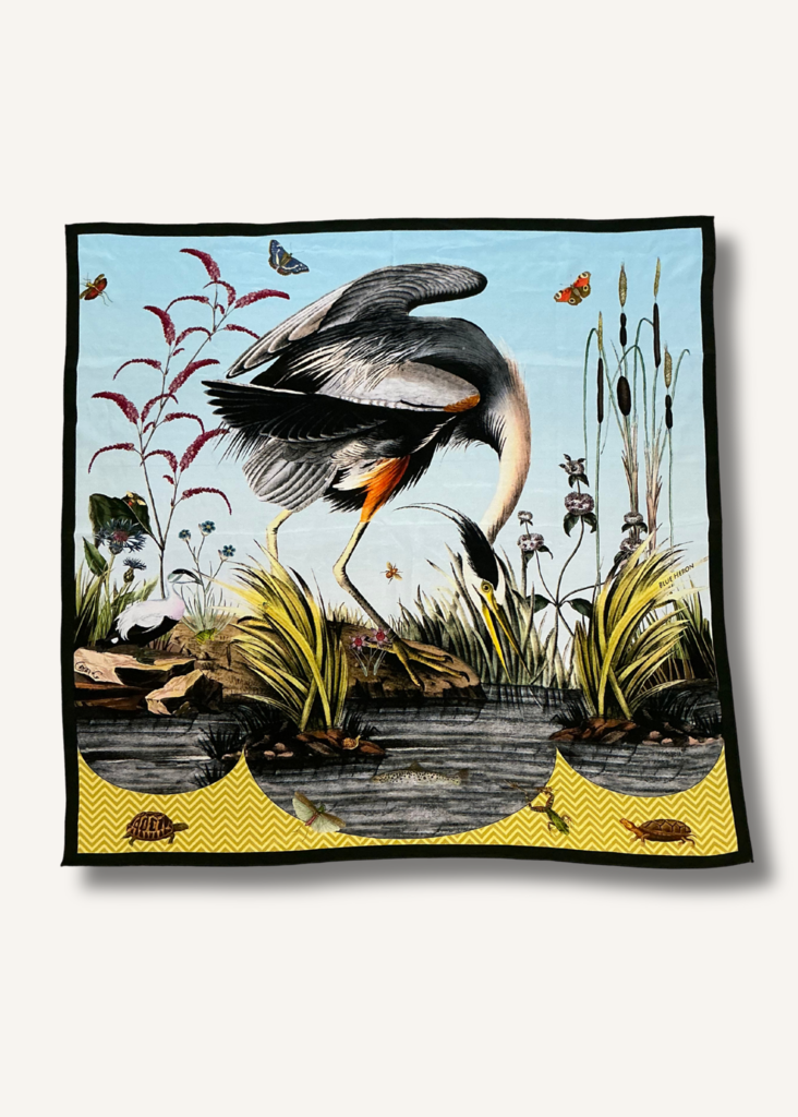 Carson & Co Blue Heron Scarf