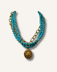Susan Shaw Dolly Triple Strand Necklace