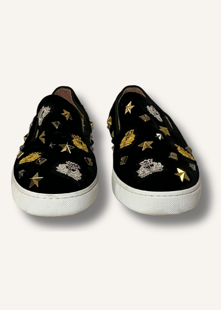Louboutin Miss Academy Slip-On Sneakers