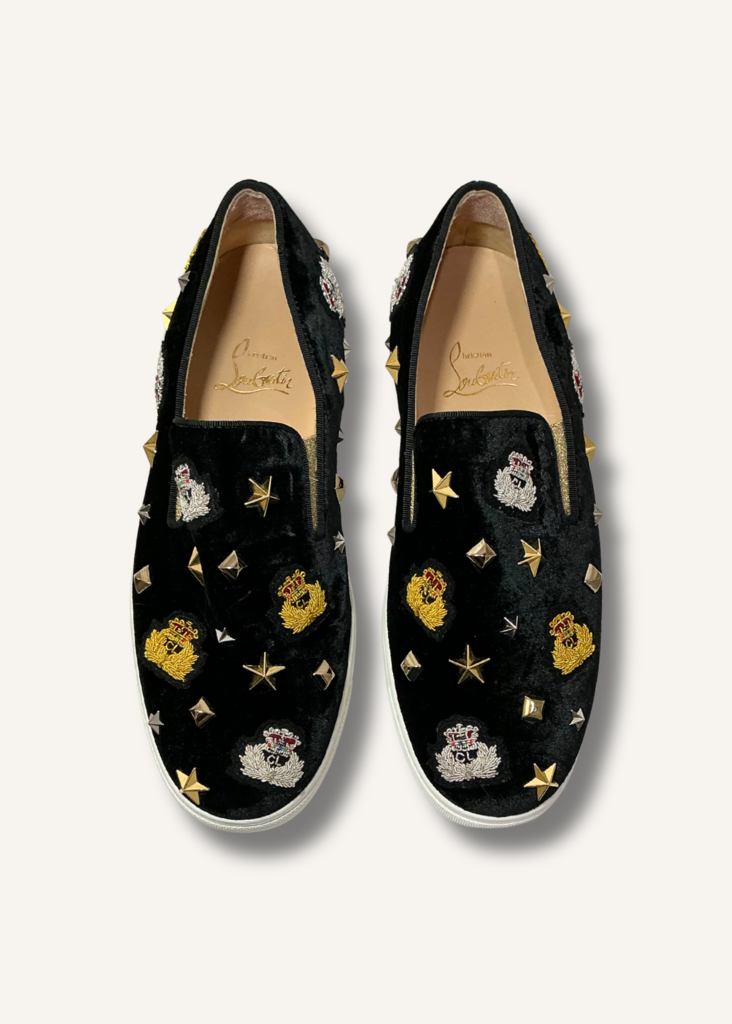 Louboutin Miss Academy Slip-On Sneakers