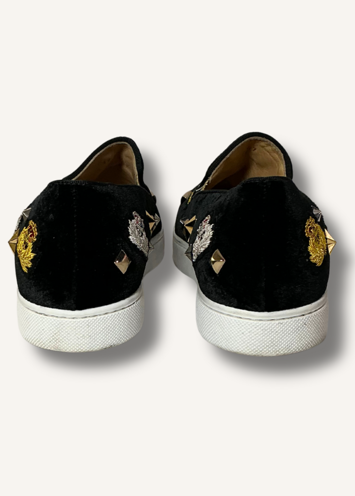 Louboutin Miss Academy Slip-On Sneakers
