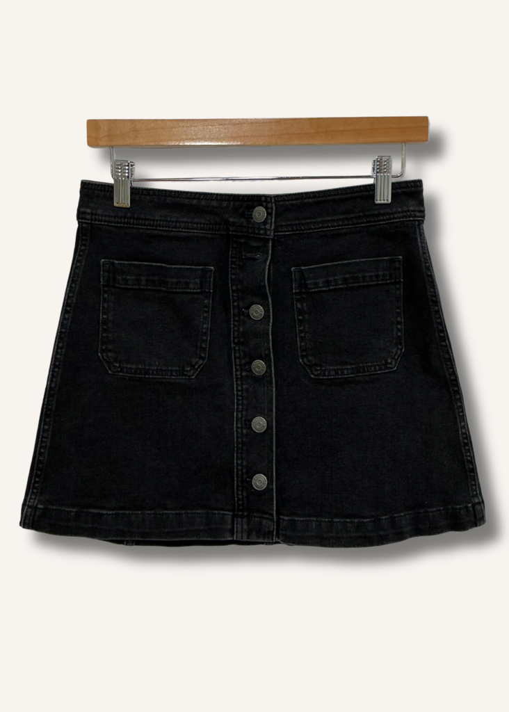 Madewell Stretch Denim A-Line Mini Skirt