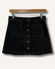 Madewell Stretch Denim A-Line Mini Skirt