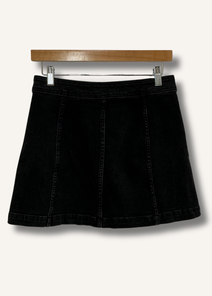 Madewell Stretch Denim A-Line Mini Skirt