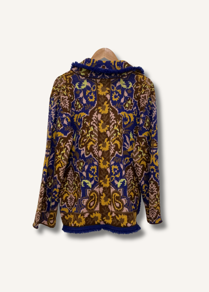 Farm Rio Glam Tapestry Knit Blazer