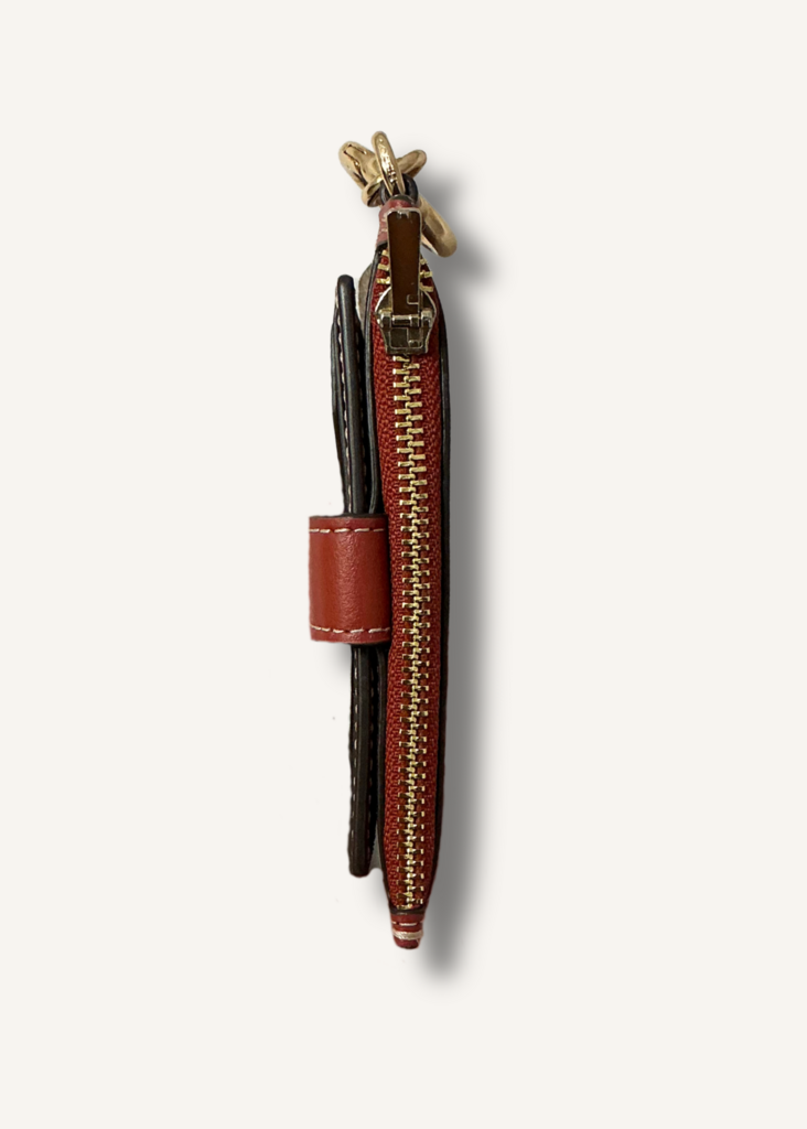 Coach Brown Keychain Wallet