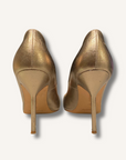 Manolo Blahnik BB Metallic Leather Pumps