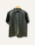 Bottega Veneta Leather Button Down