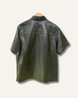 Bottega Veneta Leather Button Down
