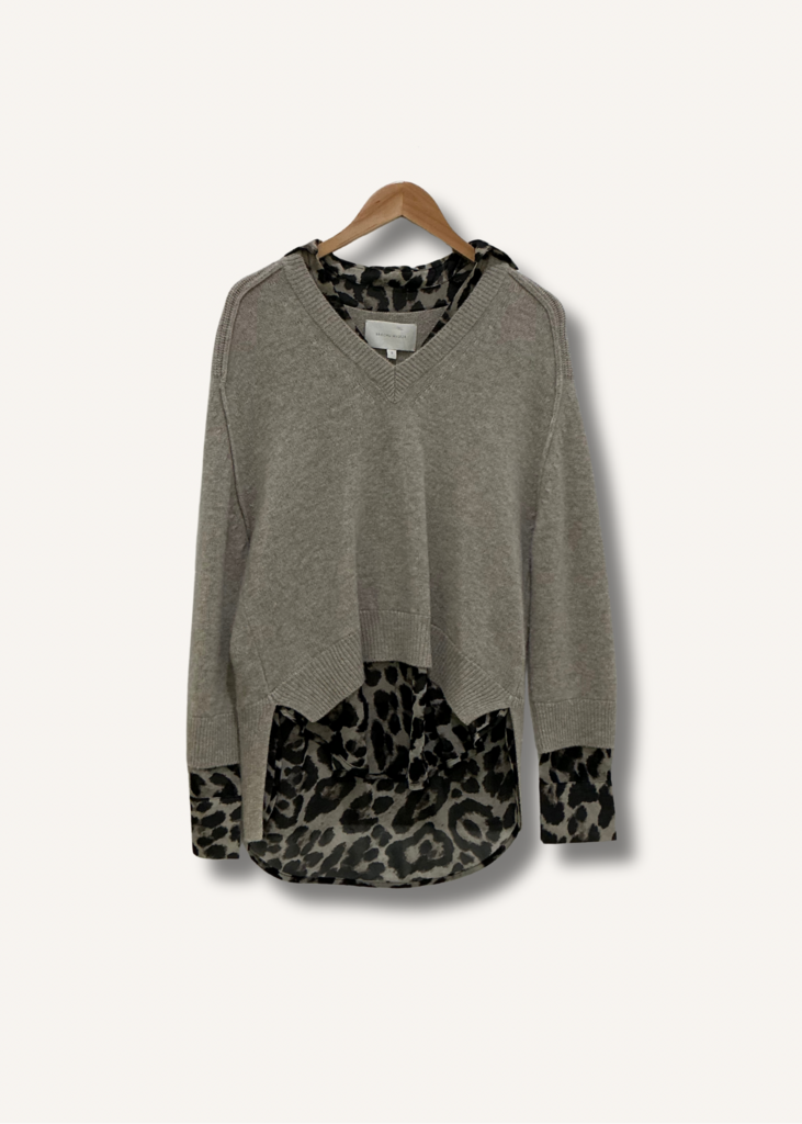 Brochu Walker The Looker Layered V-Neck Sweater