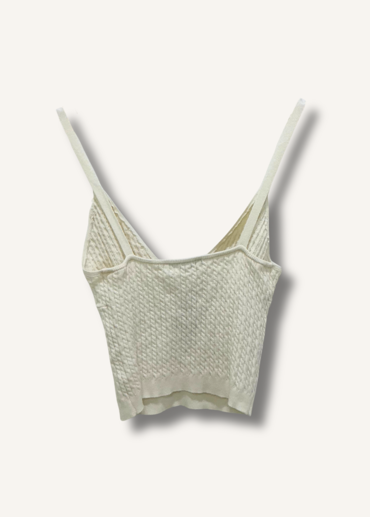 Alice + Olivia Kenna Cable Knit Tank