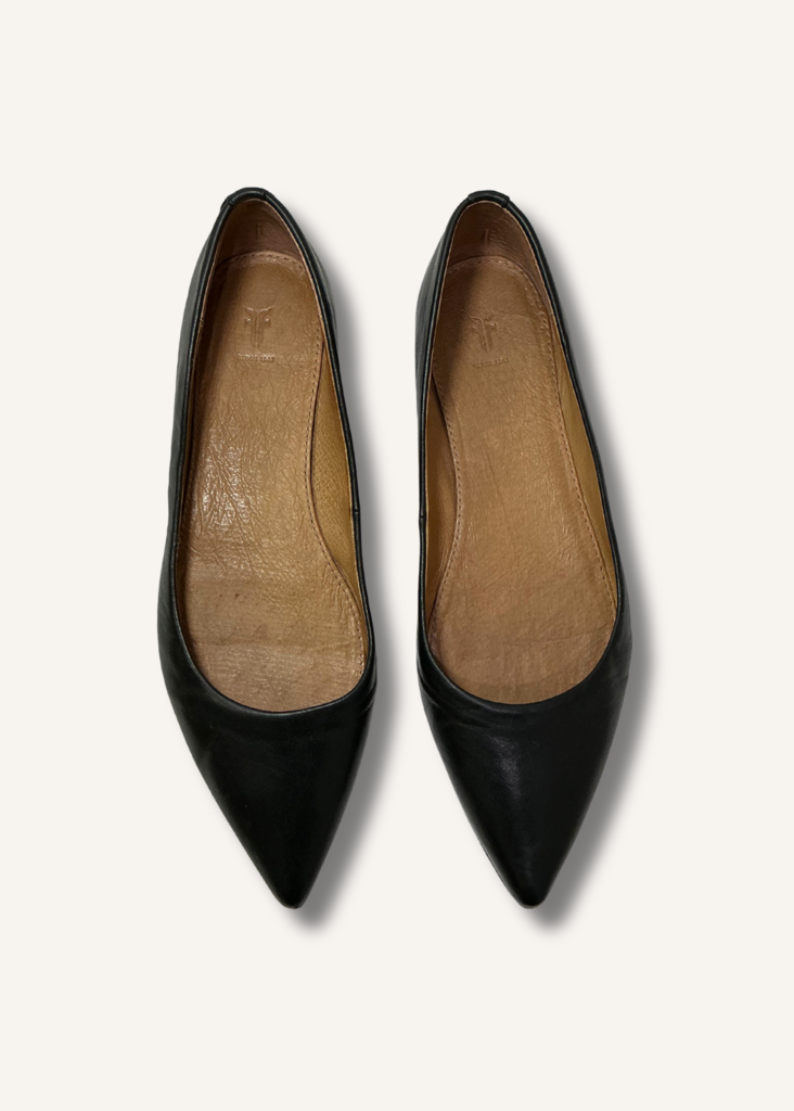 Frye Sienna Leather Ballet Flats