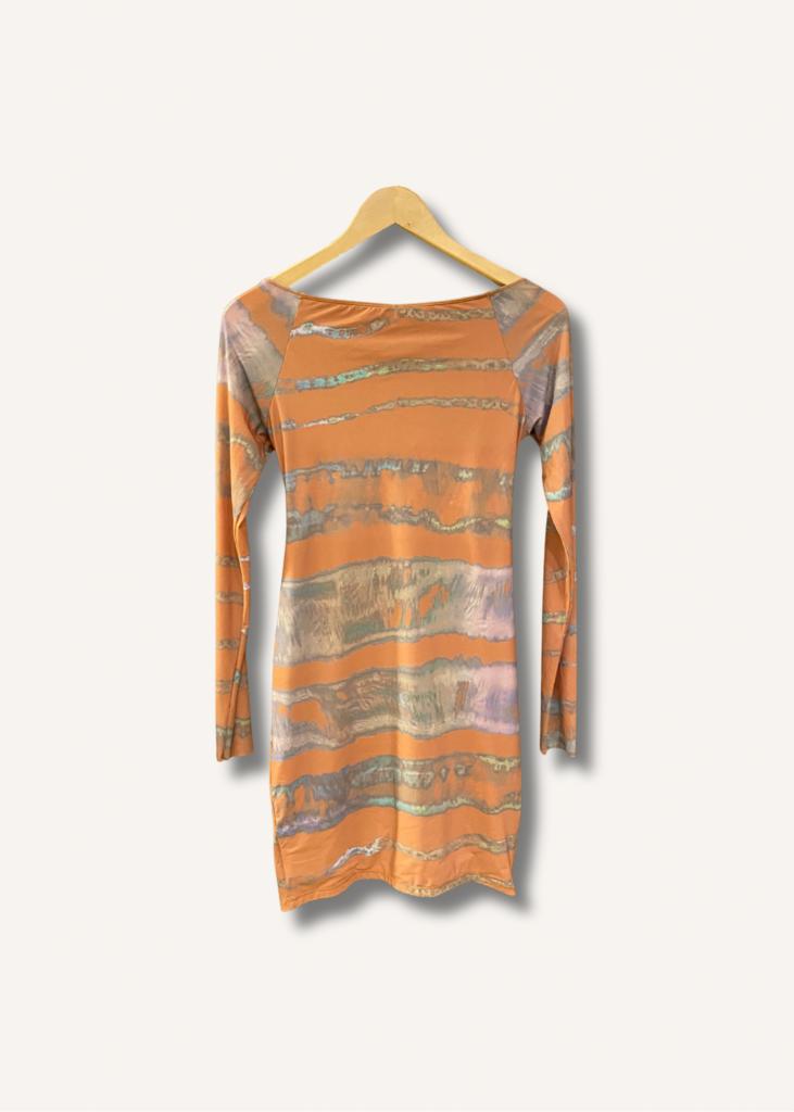 Skims Jelly Sheer Off the Shoulder Dress