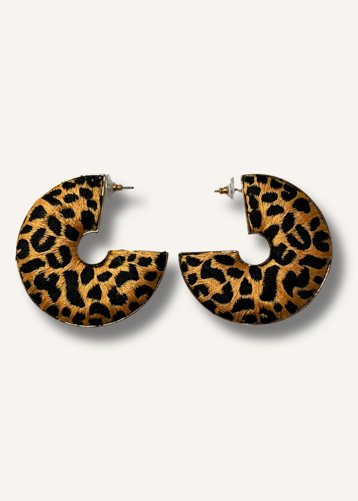 Mignonne Gavigan Leopard Mega Hoop