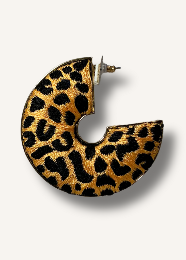 Mignonne Gavigan Leopard Mega Hoop