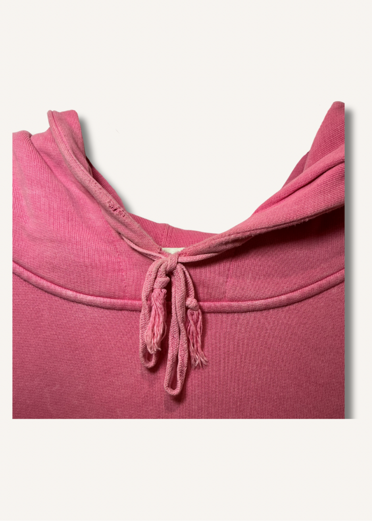 Saint Laurent Distressed Faded Hoodie