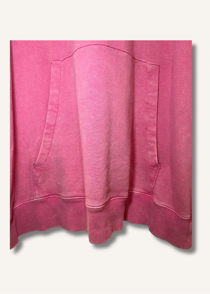Saint Laurent Distressed Faded Hoodie