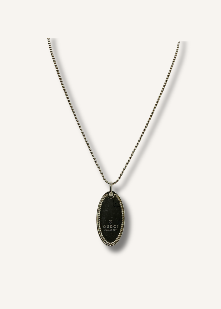 Gucci Oval Pendant Necklace