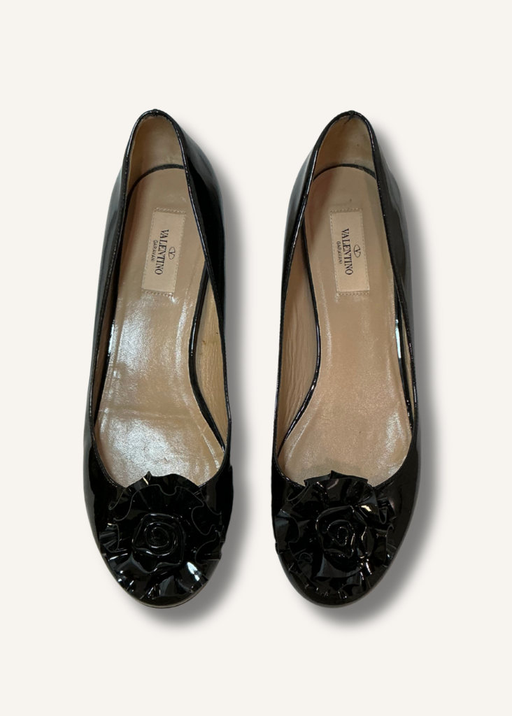 Valentino Rosette Flats