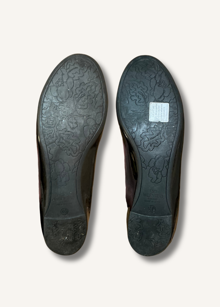 Valentino Rosette Flats