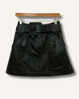 Sea New York Ayden Leather Mini Skirt