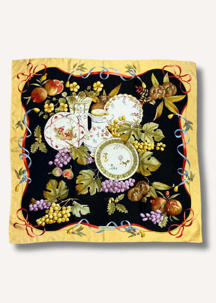 Ferragamo Printed Silk Scarf