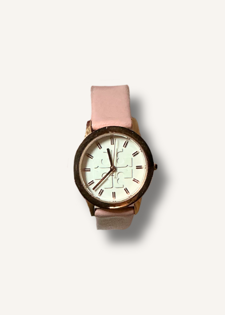 Tory Burch Gigi Leather Strap Watch