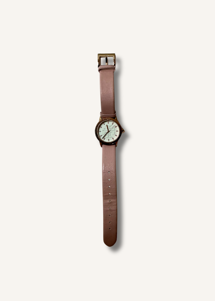 Tory Burch Gigi Leather Strap Watch