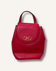 Ferragamo Gancini Logo Leather Backpack